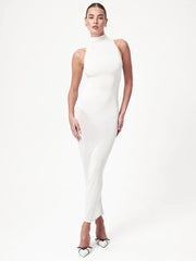 Sheer Off-shoulder Bodycon Vacation Dress