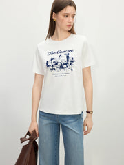 Pure Cotton Minimalist Loose T-shirt
