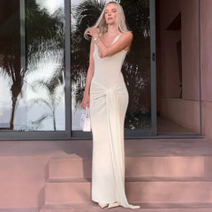 White See Through Tank Midi Dress