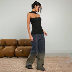 Tornova Strapless Hot Crop Top