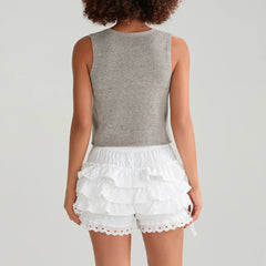 Tiger Print Tie Ultra Short