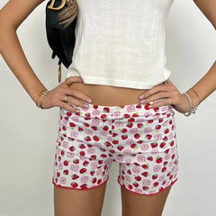 Waffle Foldover Lounge Short