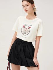 Commuting Printed Casual T-shirt