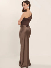 Satin Patchwork Sleeveless Club Bodycon Dress