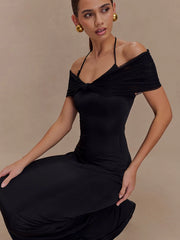 Strapless Sleeveless Club Long Bodycon Dress