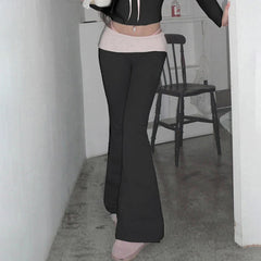 Low Waist Flared Sweat Pant