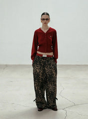 Embroidered Vintage Round Neck Cardigan