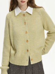 Loose Fit Winter Office Style Cardigan