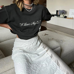 Lace Splice Pleated A-line Skirt