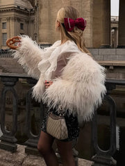 Short Fox Fur Imitation Warm Coat