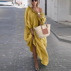 Plus Size Loose Vintage Casual Boho Dress