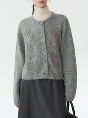 Korean Heavy Knit Autumn Style Cardigan