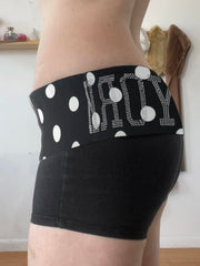Solid Bow Sleepwear Short