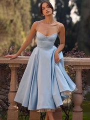 Mesh Strap A-Line Backless Midi Dress