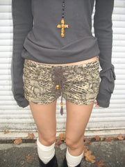 Waffle Foldover Lounge Short