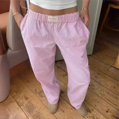 Cotton Pocket Straight Pant