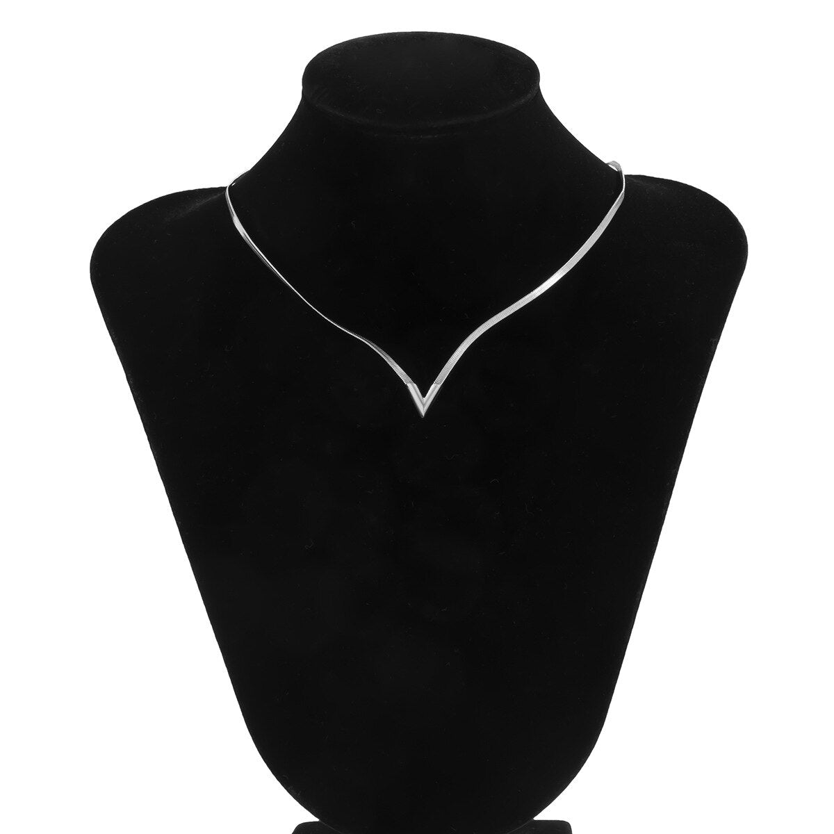 Simple Men's Jewelry Creative V-shaped Necklace