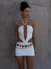 TIAN MINI DRESS CREAM