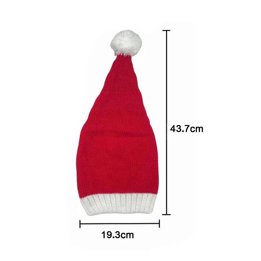 Knitted Santa Cosplay Holiday Beanie Hat