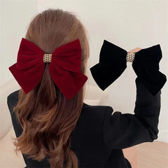 Vintage Black Wine Red Prom Party Christmas Hair Accessory Accessories-L
