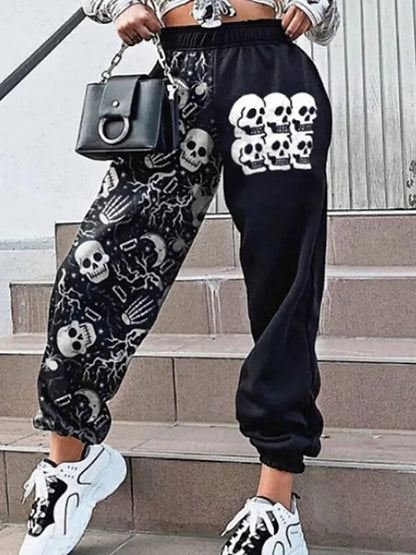 Grunge Punk Pants Skull Halloween