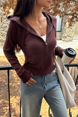 Y2K Trendy Knit Hoodie