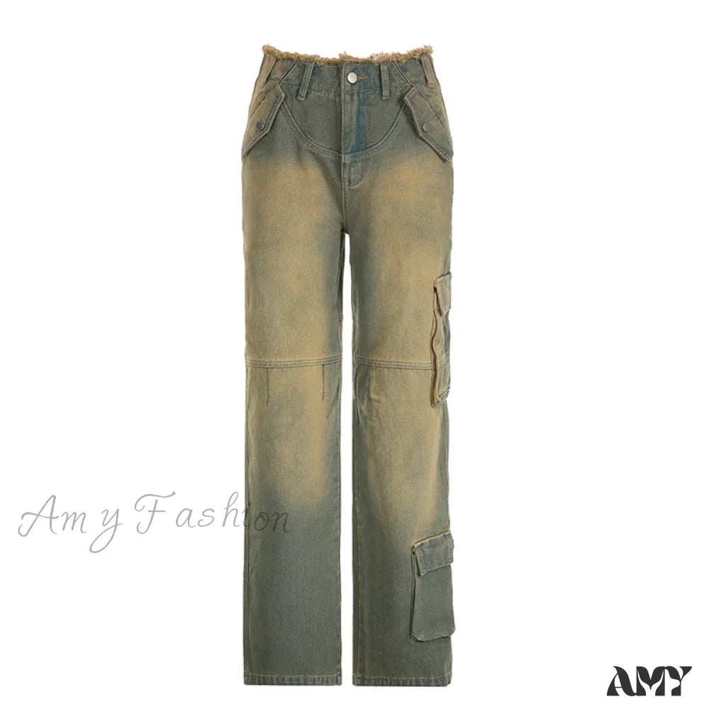 Aesthetic Vintage Stylish Comfortable Trendy Chic Classic Functional Unique Retro Jean Blue / S