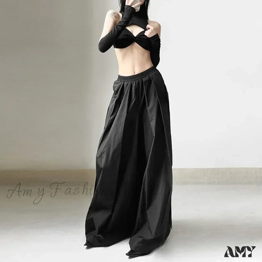 Alt Gothic Women Baggy Techwear Emo Pants Vintage