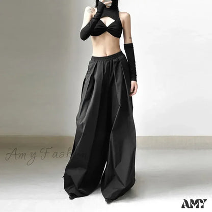 Alt Gothic Women Baggy Techwear Emo Pants Vintage