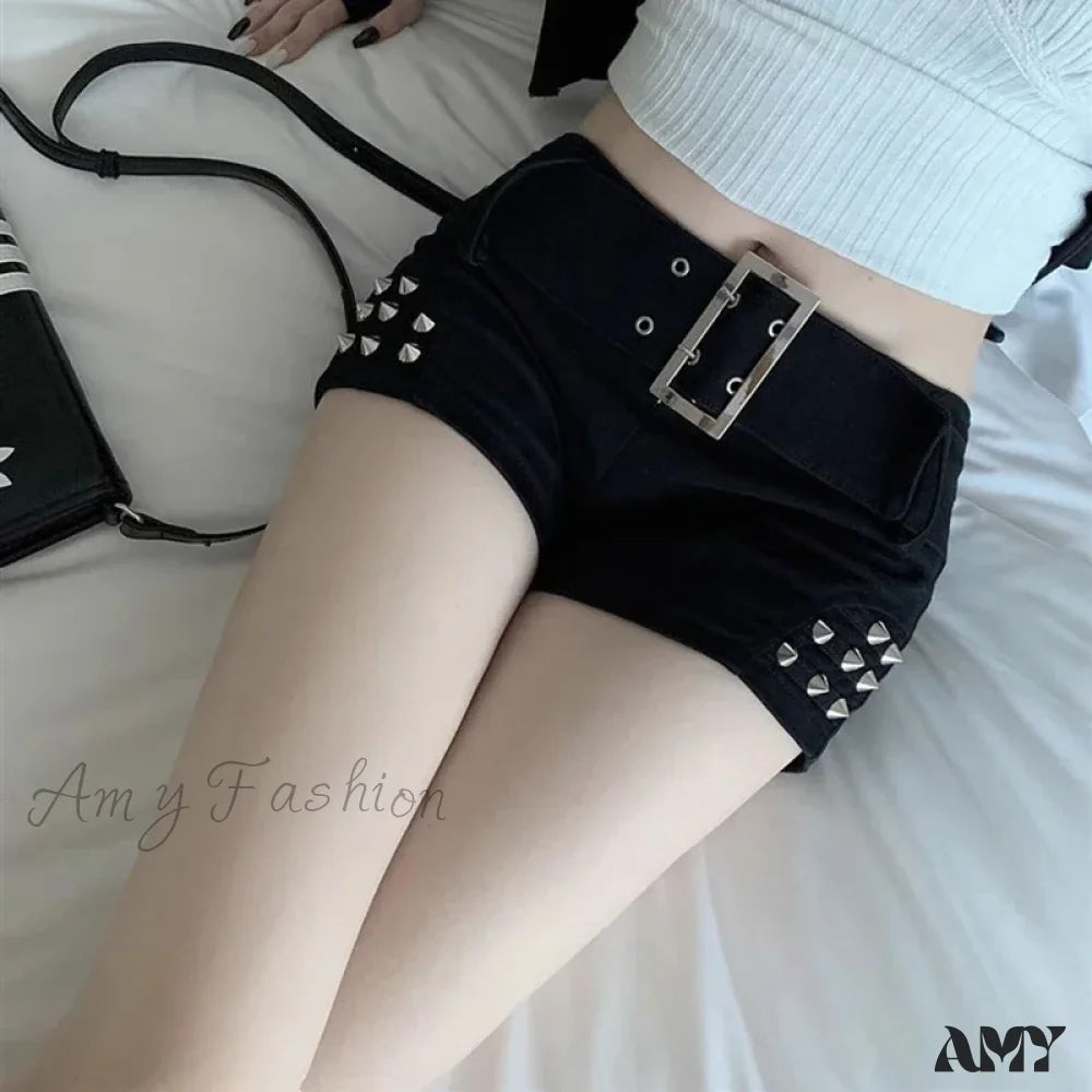 American Vintage Low Skinny Mini Elastic Y2K Sexy Cool Short