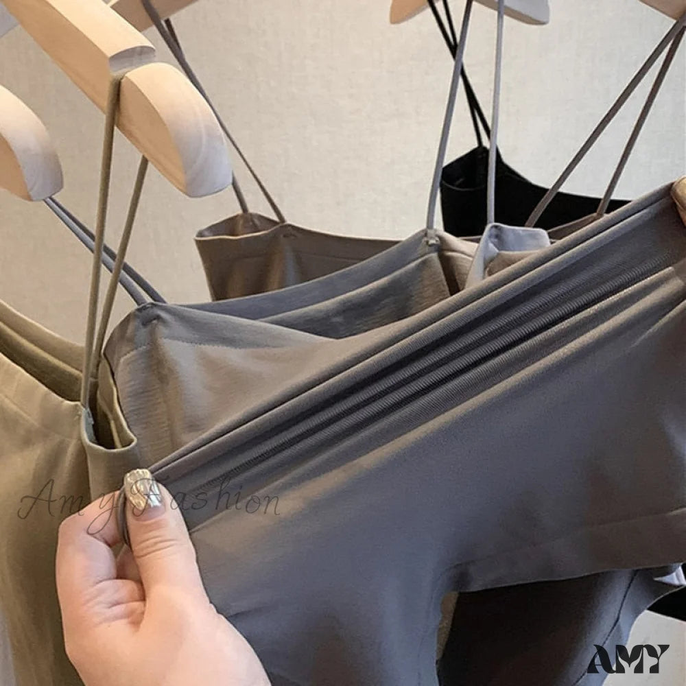 Amy Fashion - Basic Spaghetti Strap Tank Top