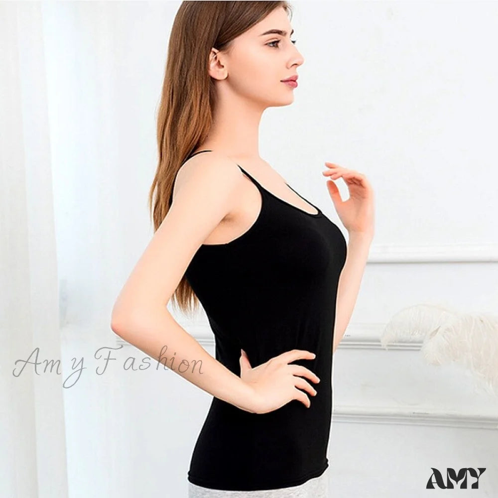 Amy Fashion - Camisole Spaghetti Strap Top