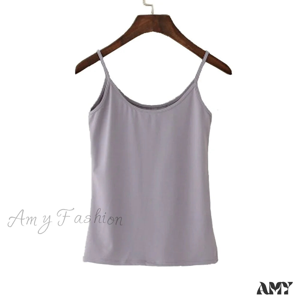 Amy Fashion - Camisole Spaghetti Strap Top