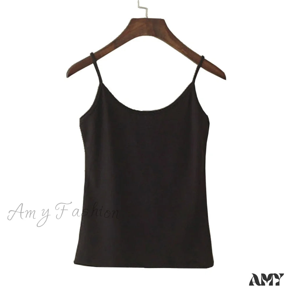 Amy Fashion - Camisole Spaghetti Strap Top