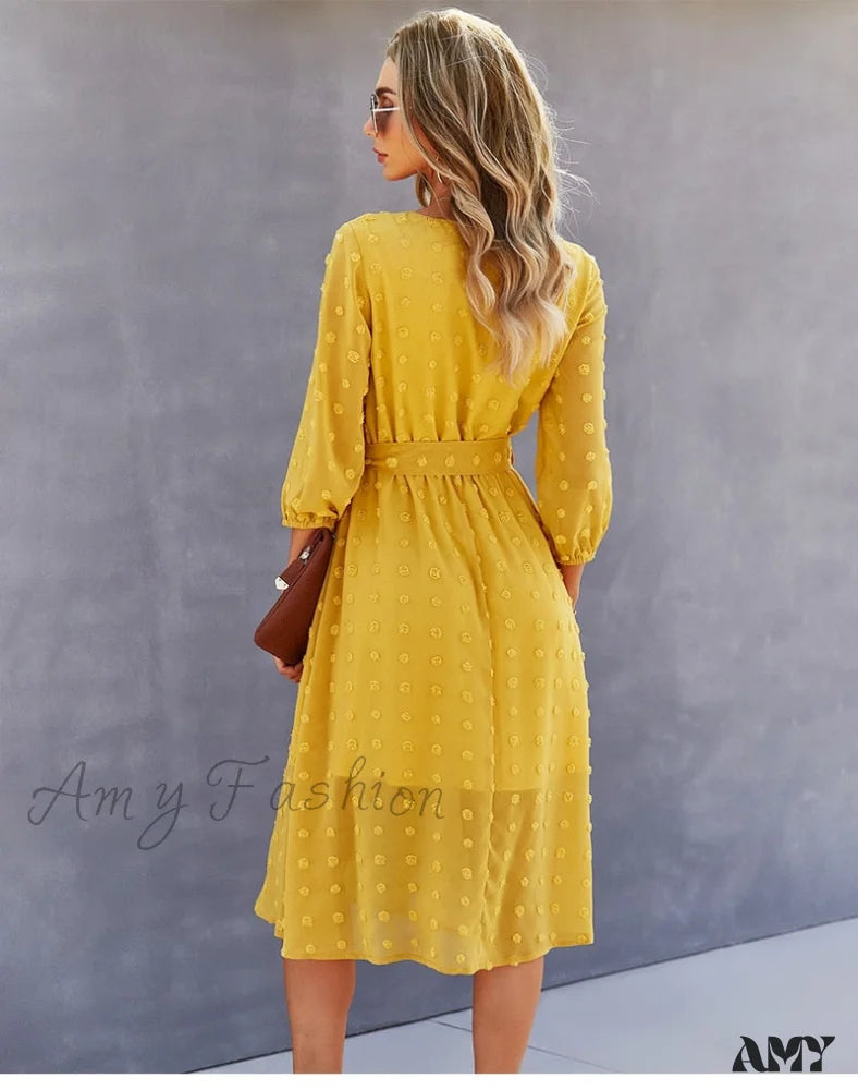 Amy Fashion - Casual Chic Sexy Womne’s Dress