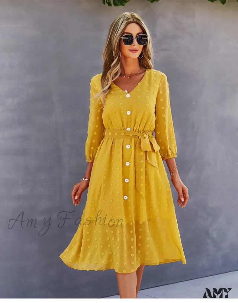 Amy Fashion - Casual Chic Sexy Womne’s Dress