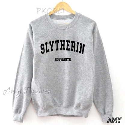 Amy Fashion - Casual School Unisex Crewneck Sweatshirt Gray / S