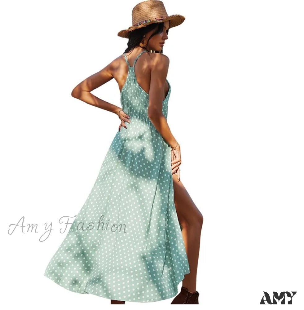 Amy Fashion - Casual Slim Long Spring Summer Dress