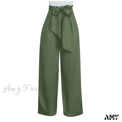 Amy Fashion - Casual Straight Long Pant