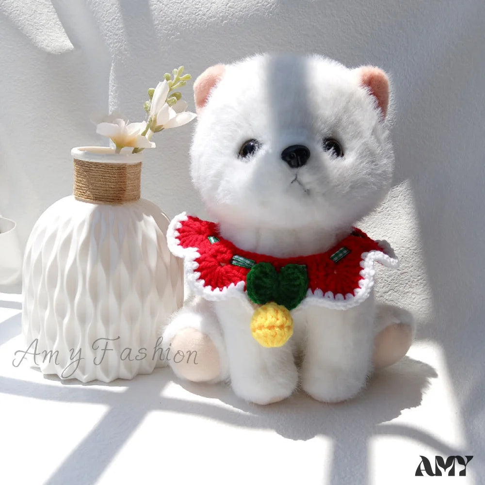 Amy Fashion - Chrismas Photo Accessories Hand Woven Cat Dog Bibs