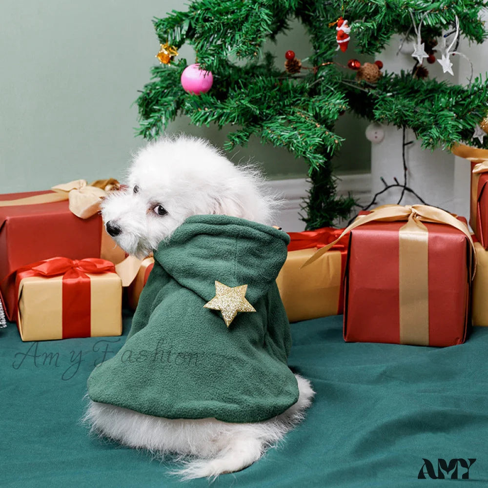 Amy Fashion - Christmas Pet Cat Winter Cloak