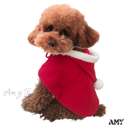 Amy Fashion - Christmas Pet Cat Winter Cloak