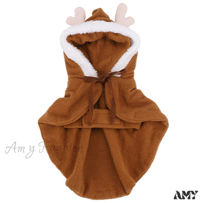 Amy Fashion - Christmas Pet Cat Winter Cloak