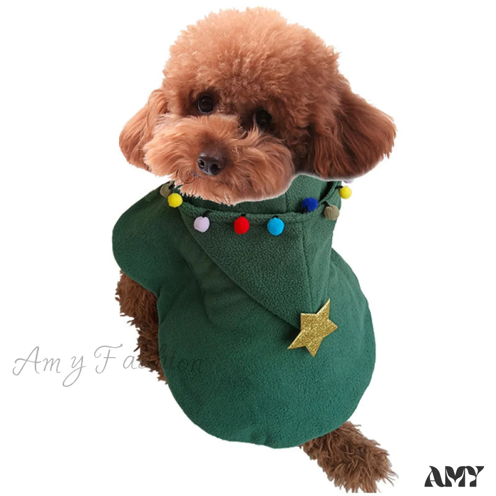 Amy Fashion - Christmas Pet Cat Winter Cloak