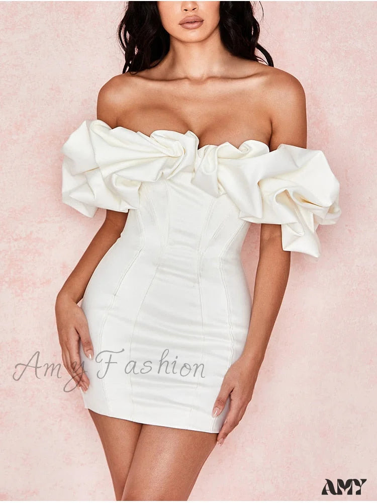 Amy Fashion - Classic Elegant Party Club Wear Slim Fit Bodycon Dress