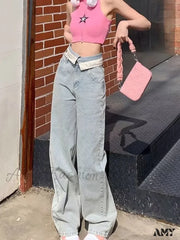 Amy Fashion - Clothes For Teenagers Y2K Aesthetic Clothing Women’s Slacks Vintage Harajuku Autumn