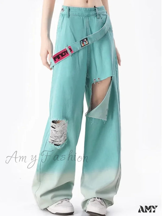 Amy Fashion - Dopamine Leisure Network Red Fried Street Age Reducing Gradient Spring And Autumn