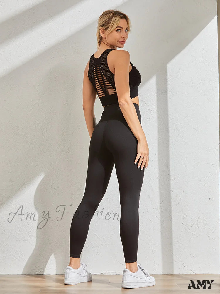 Amy Fashion - Fitness High Waist Leggings