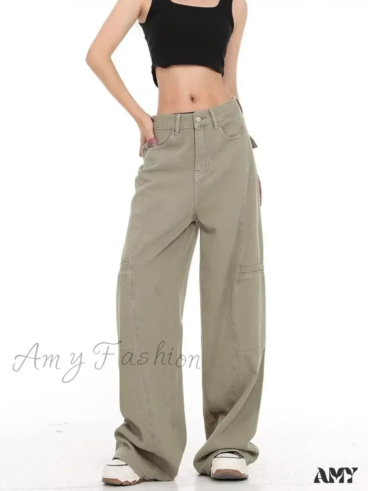 Amy Fashion - Genuine Fashionable Relaxed Slim Versatile Spring And Autumn Women’s Jean