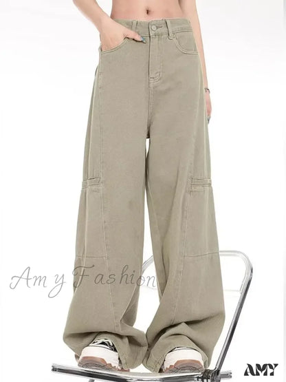 Amy Fashion - Genuine Fashionable Relaxed Slim Versatile Spring And Autumn Women’s Jean